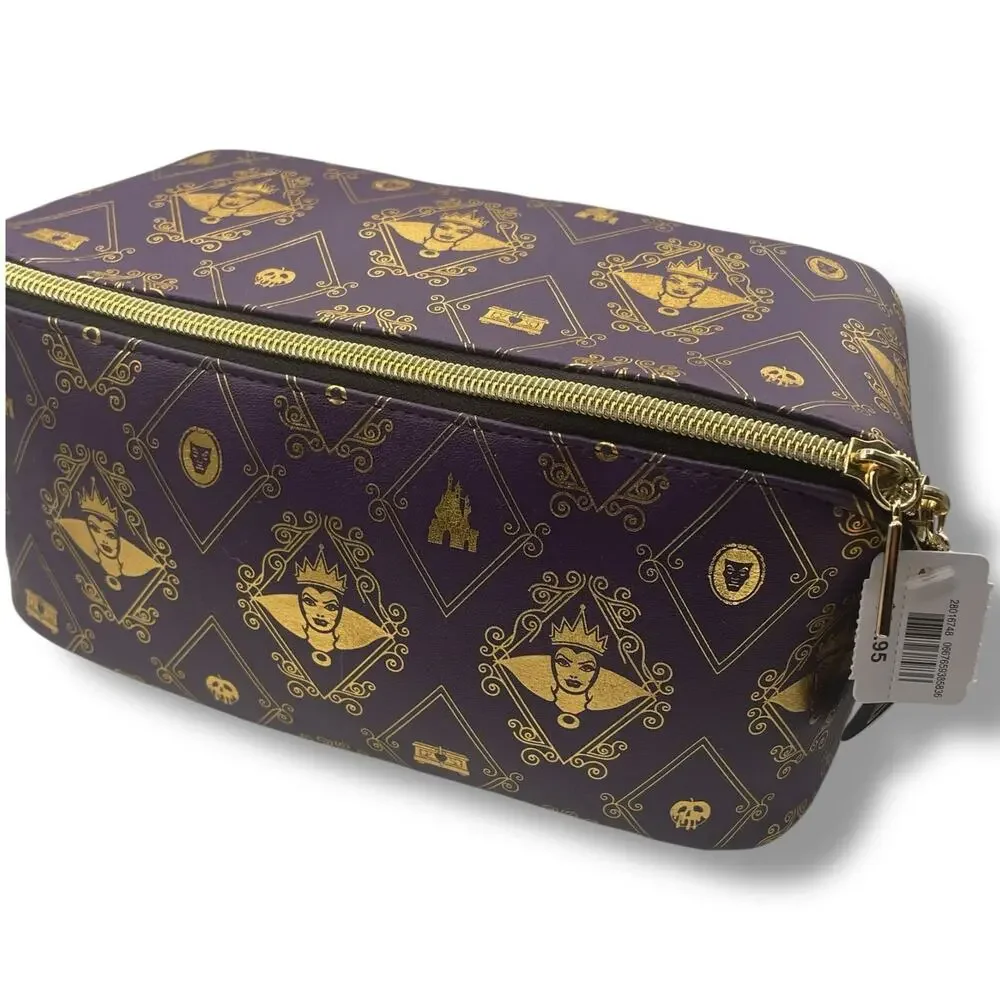 Disney Evil Queen Cosmetic Bag Bath Body Works Halloween Open Tray Makeup New